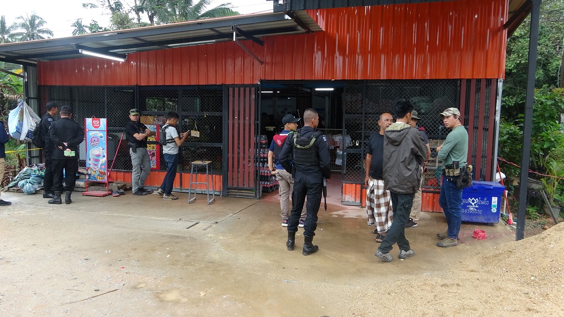คนร้ายอุกอาจทำทีซื้อของก่อนชักอาวุธปืนยิงทหารพรานเสียชีวิต1นายที่ปัตตานี
