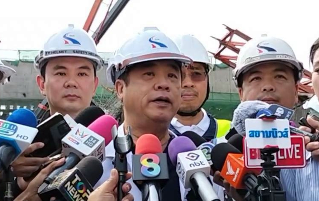 "สุริยะ" เสียใจเหตุถนนพระราม 2 สะพานถล่ม ตั้งกรรมการสอบ ลั่นก่อน เม.ย.นี้ มาตรการสมุดพกผู้รับเหมาเริ่มใช้