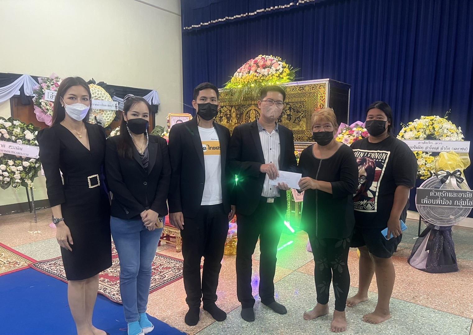 "ไทยศรีวิไลย์"มอบเงินเยียวยาให้กับผู้เสียชีวิตคดีเพลิงไหม้ผับ"เมาท์เท่น บี"