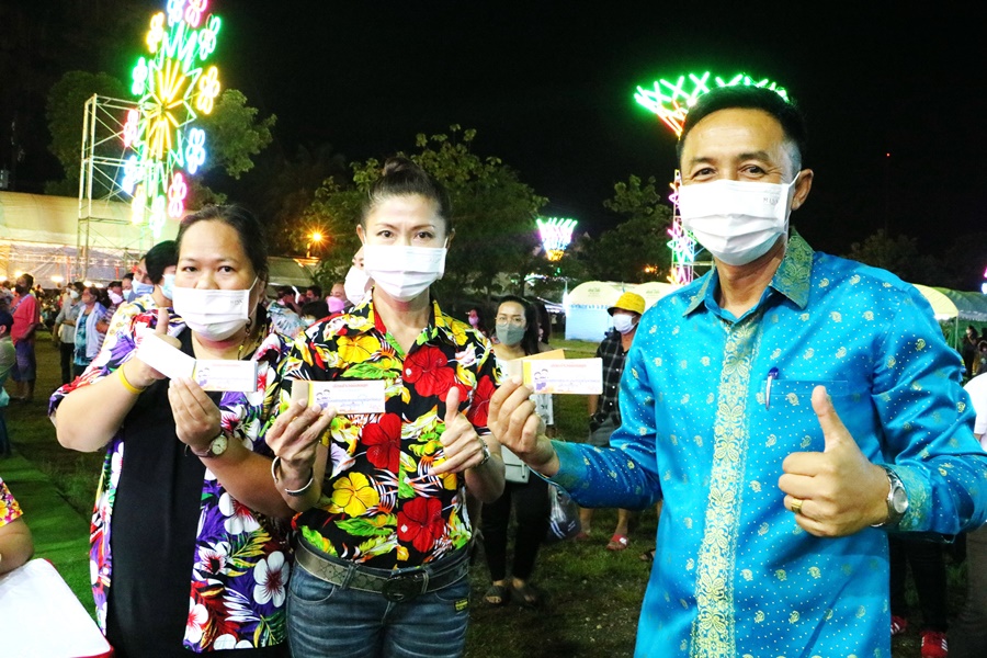 จัดเต็ม! "กาชาดพังงา" เปิดรำวงเวียนครกการกุศล