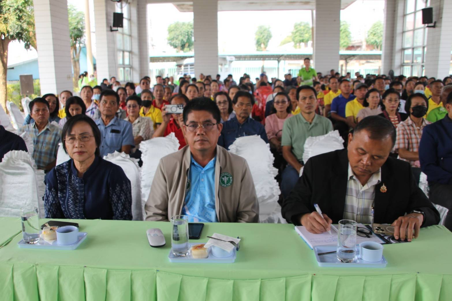ทต.สุวรรณภูมิ จัดทำประชาพิจารณ์โครงการก่อสร้างระบบจัดการขยะเพื่อผลิตเป็นเชื้อเพลิง และพลังงานไฟฟ้า 