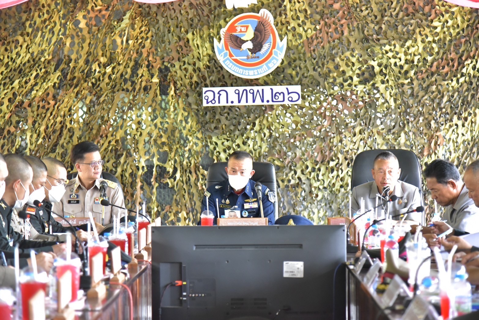 สุรินทร์ กองกำลังสุรนารี จัดเจ้าหน้าที่ ให้การต้อนรับ ราชองครักษ์ประจำพระองค์ และคณะฯ