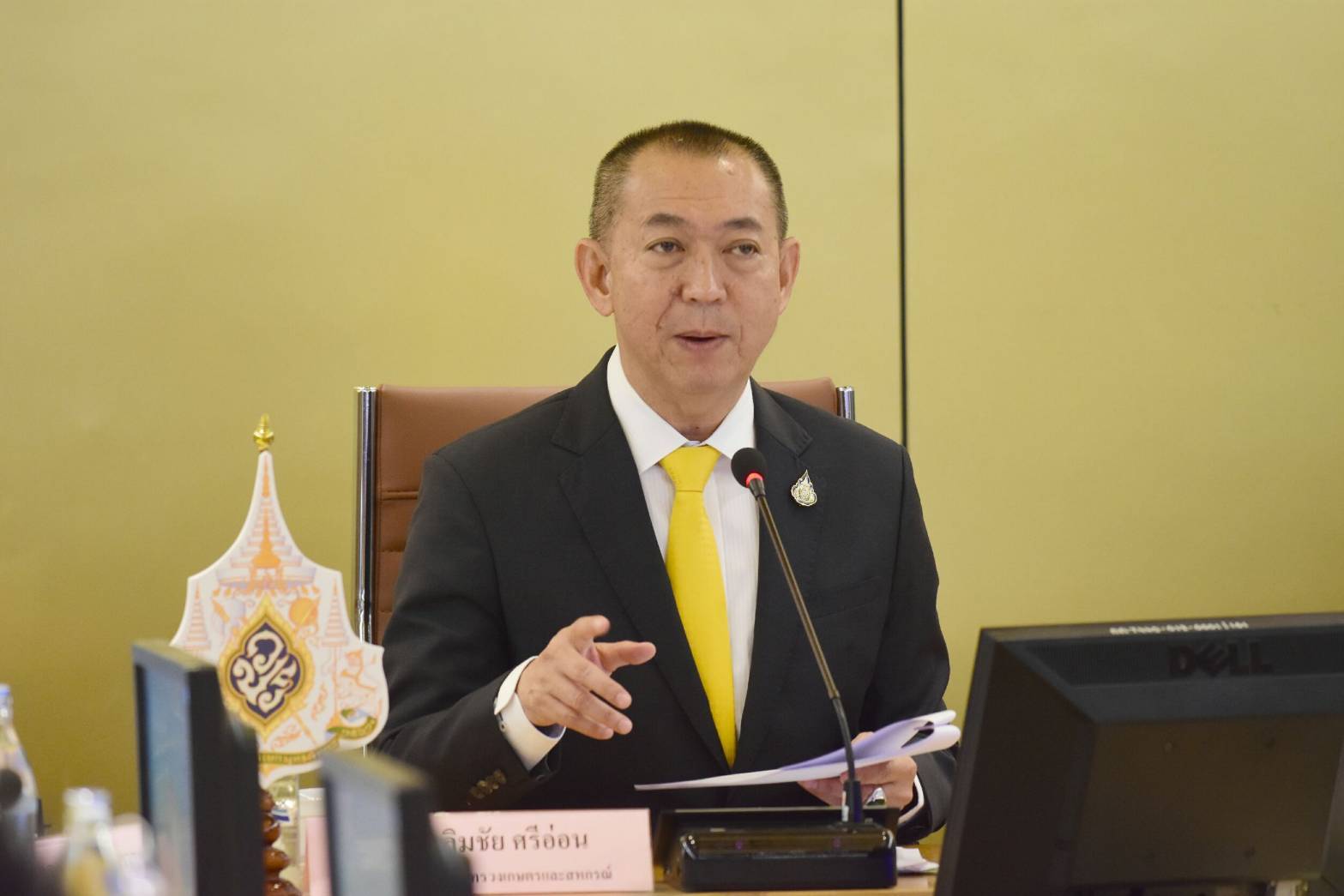 "เฉลิมชัย" ลุยปฏิรูปภาคการเกษตรทั้งระบบ หนุนทำเกษตรปลอดภัย พัฒนาให้ไทยเป็น "ครัวของโลก" 