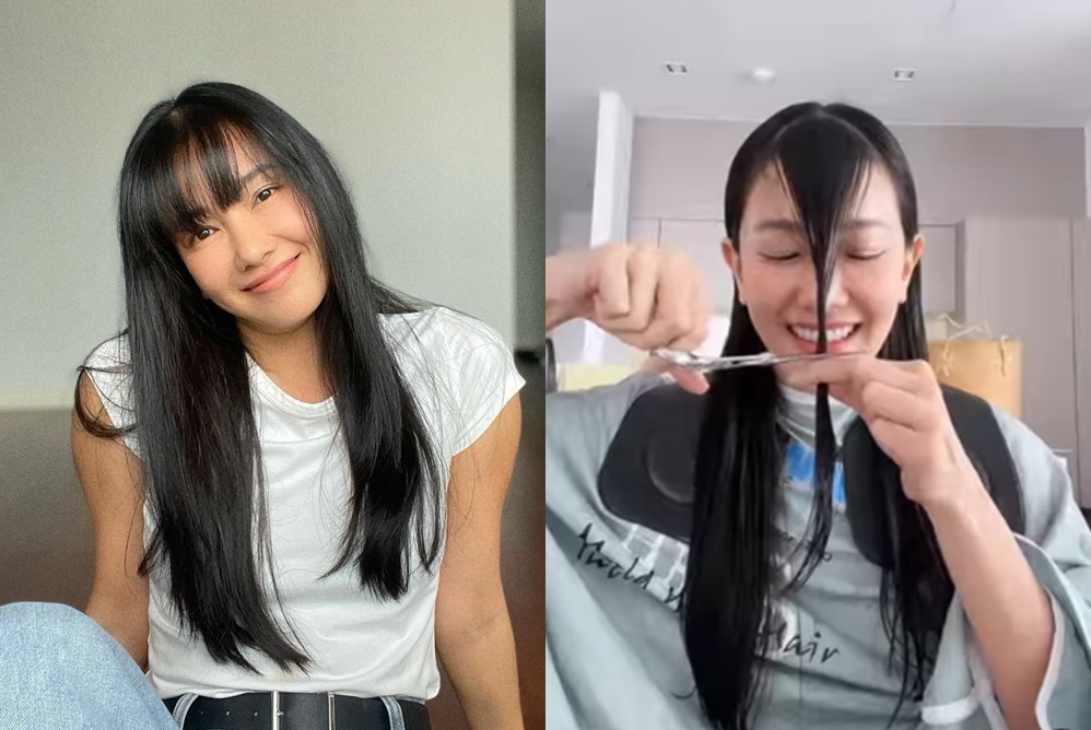 เบาๆแต่น่ารักแรง! ชาวเน็ตแห่ชมคลิป 'นุ่นวรนุช'ตัดผมม้า