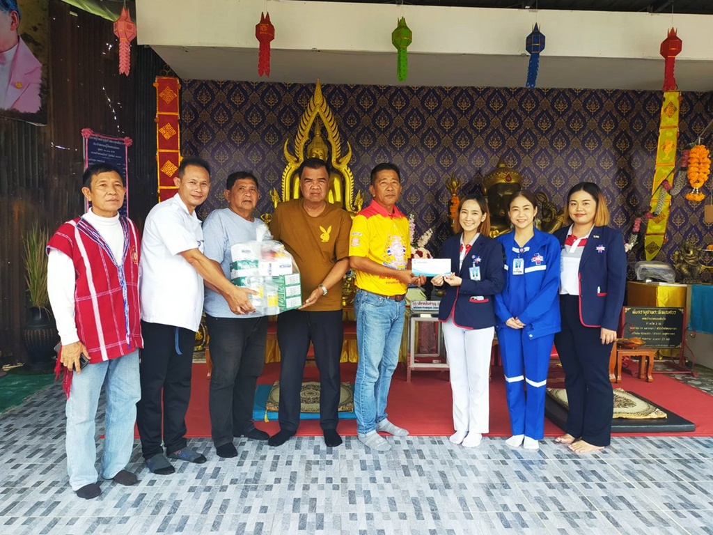 รพ.จุฬารัตน์แม่สอด มอบเงินค่าใช้จ่ายและยา-เวชภัณฑ์ให้สมาคมกู้ภัยนครแม่สอด