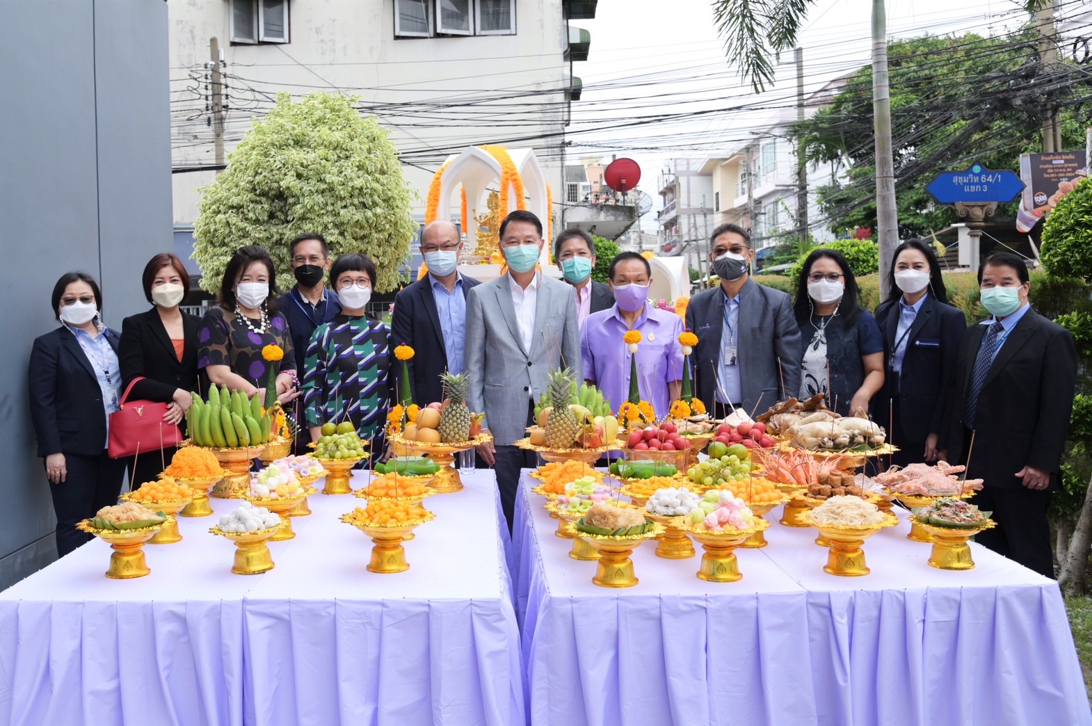 16 พฤศจิกายน 2564 สมาคมประกันวินาศภัยไทย ทำบุญครบรอบการก่อตั้ง 54 ปี