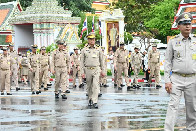 มท.1 นำซ้อมใหญ่ พิธีเชิญคนโทน้ำพระพุทธมนต์ศักดิ์สิทธิ์
