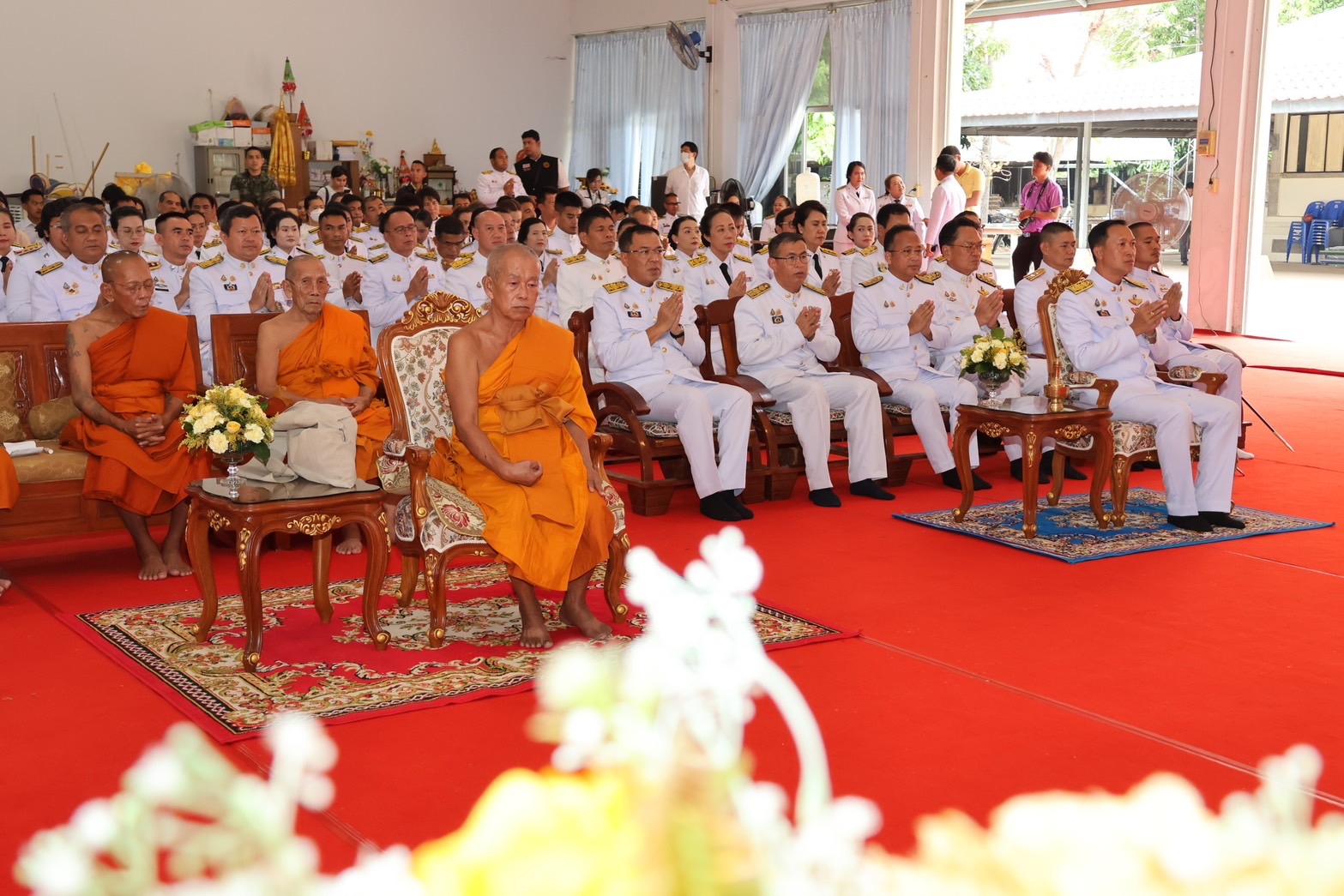 จังหวัดนราธิวาส จัดพิธีเจริญพระพุทธมนต์และถวายพระพรชัยมงคล