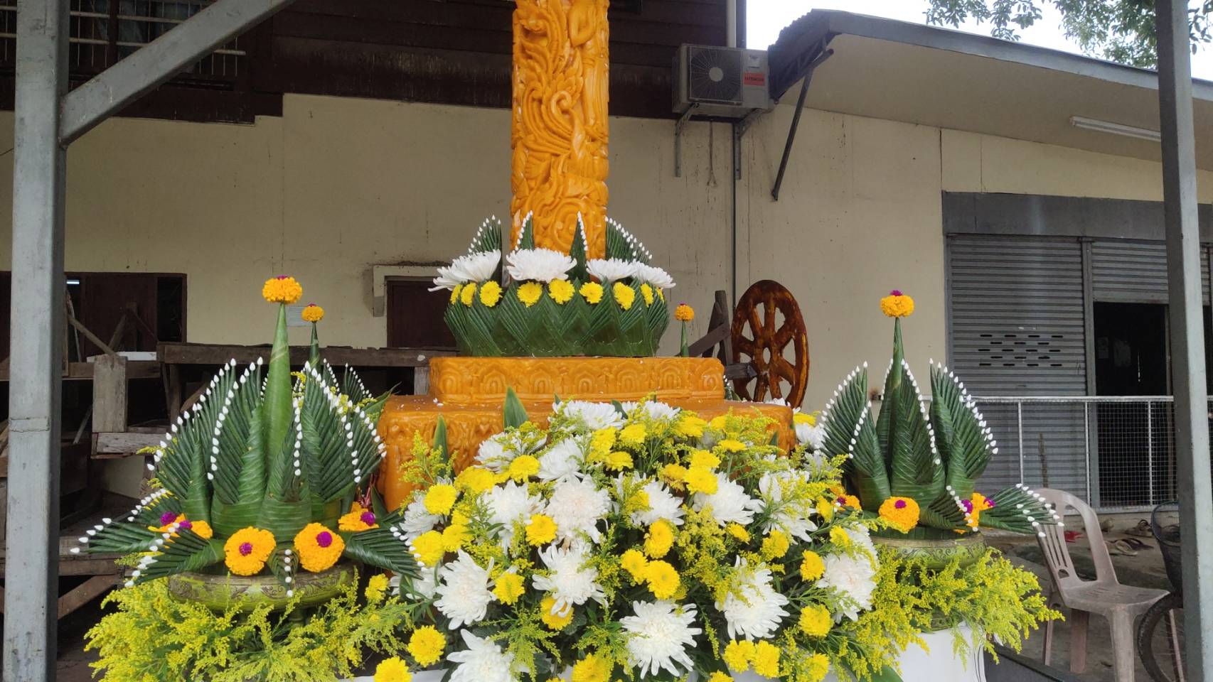 ชาวคุ้มวัดสระแก้วสืบสานประเพณีวันอาสาฬหบูชาถวายเทียนพรรษาผ้าอาบน้ำฝนเวียนเทียนเป็นพุทธบูชา2567พุทธกาล