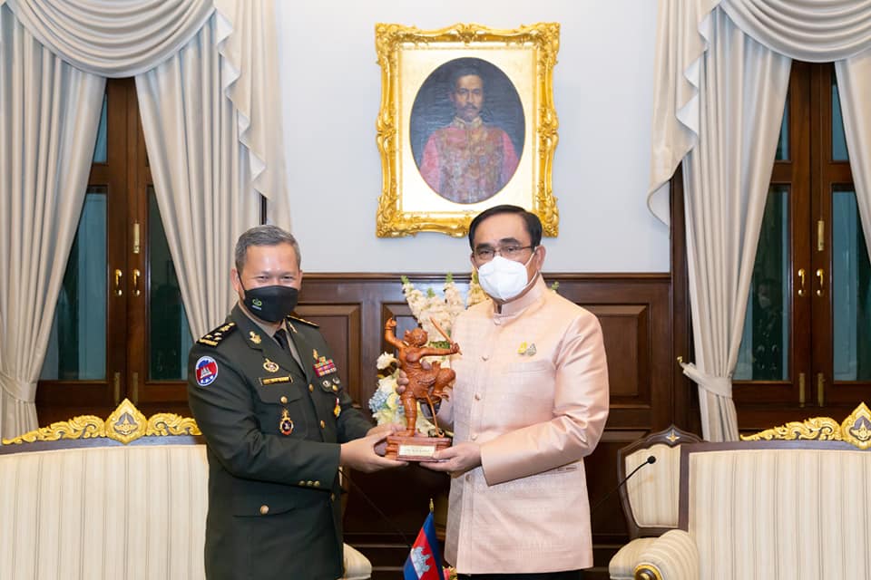 "ฮุนมาเน็ต" เข้าพบ "บิ๊กตู่" กระชับสัมพันธ์ไทย- กัมพูชา 72ปี