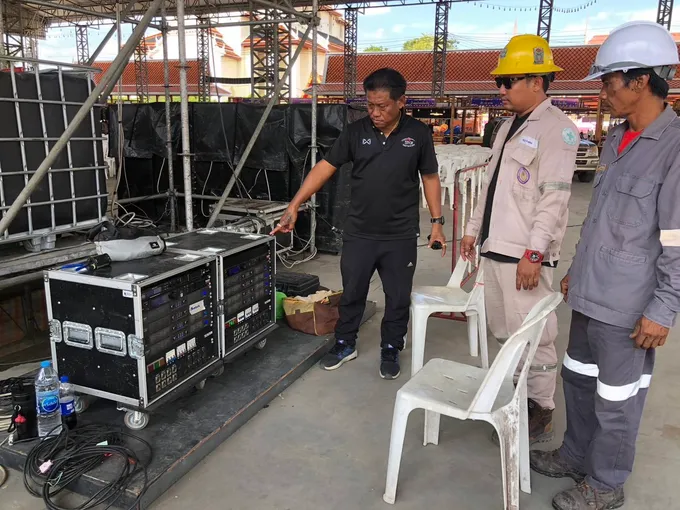 การไฟฟ้าฯ คุมเข้มความปลอดภัย “มรดกศิลป์ถิ่นอ่างทอง” ตรวจระบบไฟ 3 รอบต่อคืน ตลอด 4 วันจัดงาน  