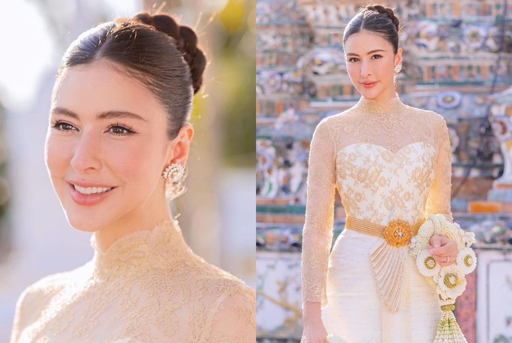 ‘ศรีริต้า’ สวยเลอค่างามสง่าในชุดไทย