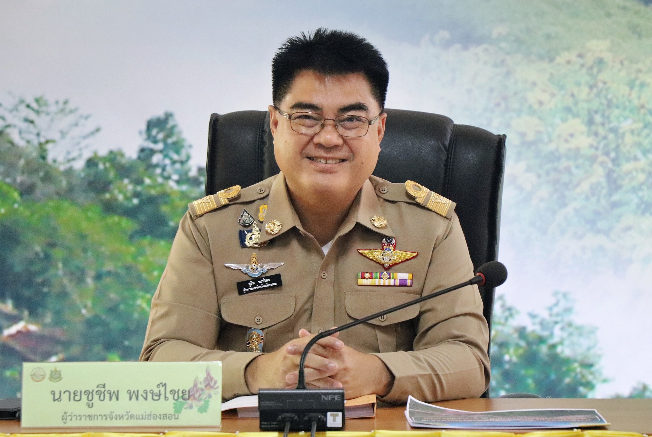 จังหวัดแม่ฮ่องสอนติดตามผลการดำเนินโครงการจัดที่ดินทำกินให้ชุมชนตามนโยบายรัฐบาล