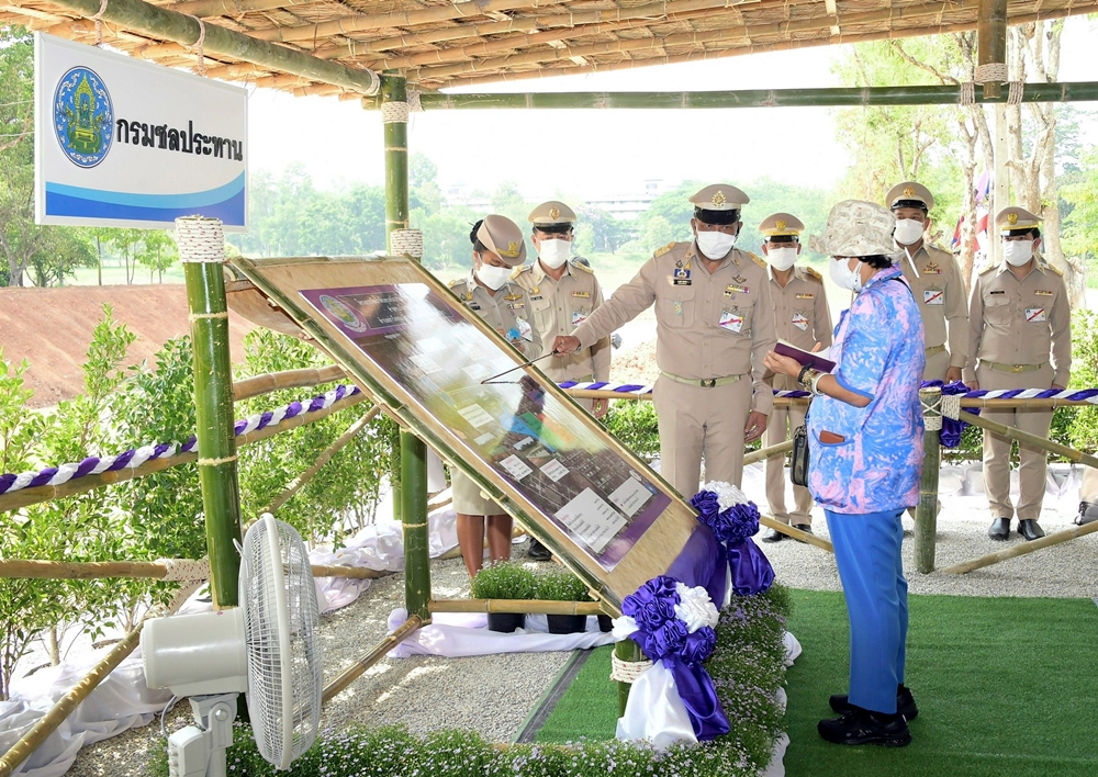 กรมสมเด็จพระเทพฯ เสด็จฯ ทรงเยี่ยมและติดตามผลการดำเนินงานจัดหาน้ำสนับสนุนโครงการทหารพันธุ์ดี จ.พะเยา
