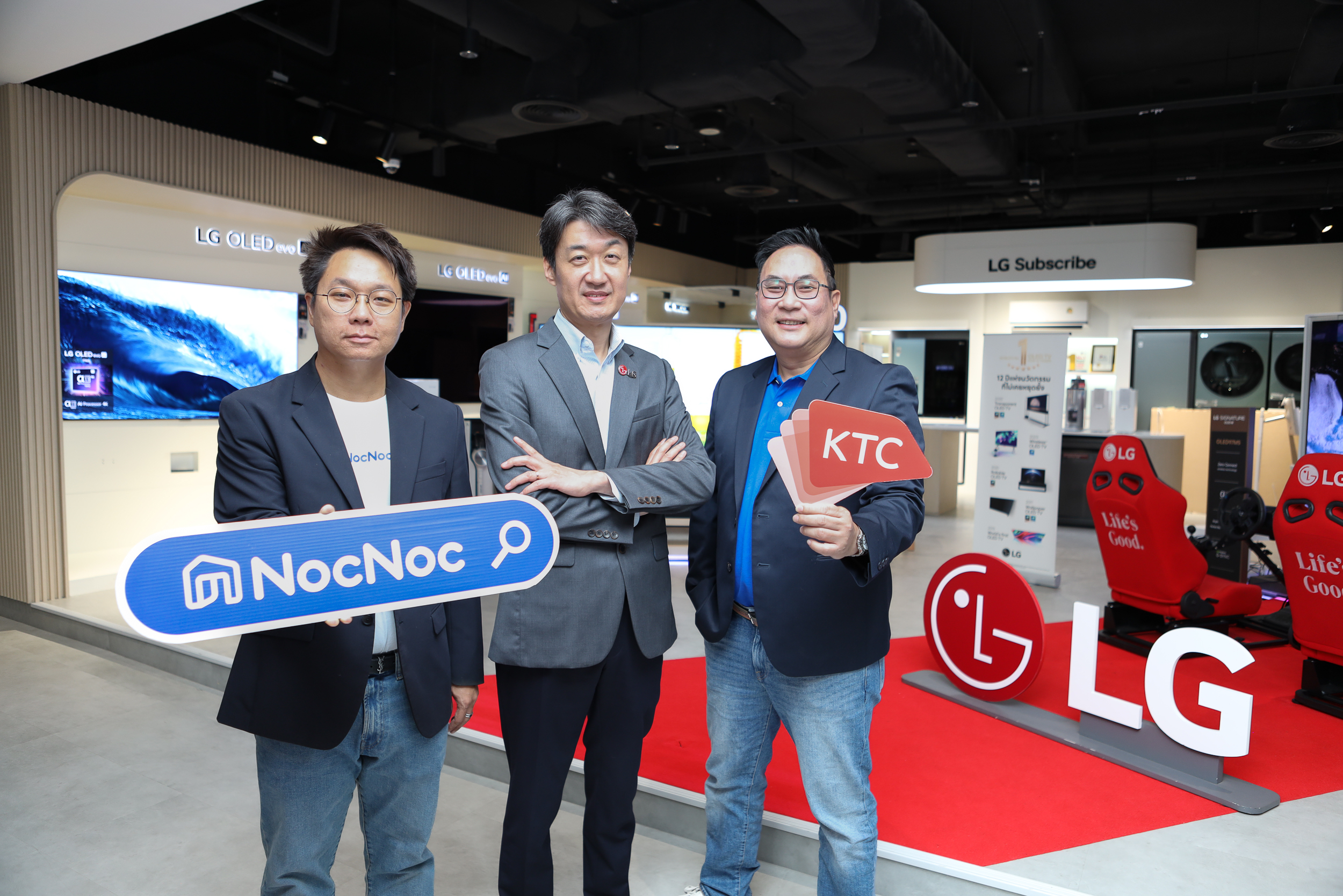 NocNoc x LG x KTC จัดโปรแรง 3 ต่อ “ลดจัดหนัก ผ่อน 0% กระหน่ำคูปองเพิ่ม ช่วยคนไทยอัปเกรดบ้านให้ Smart & Save 