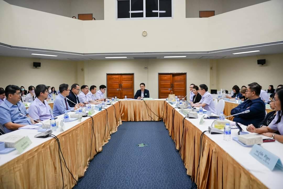 ผู้ตรวจราชการกระทรวงสธ.เขตสุขภาพที่ 5 ประชุมสรุปตรวจราชการ และนิเทศงานกระทรวงฯ ที่กาญจนบุรี