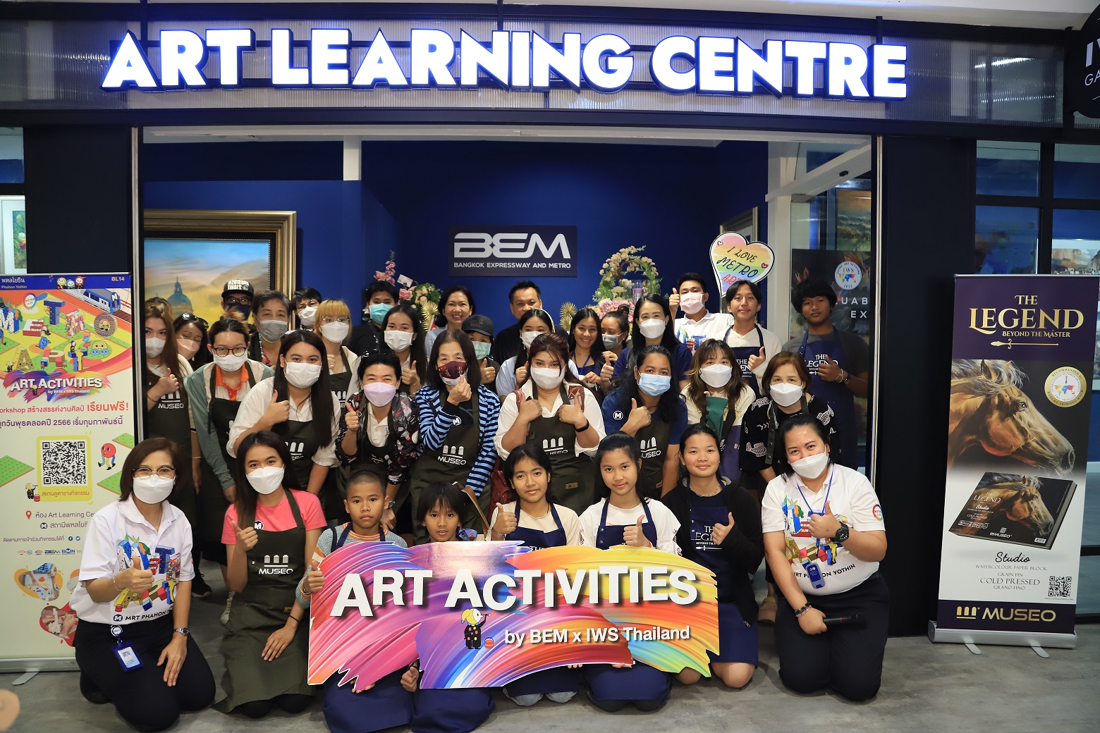 BEM “Art Learning Centre” Workshop “เพ้นท์ถุงผ้าด้วยสีอะคริลิก” ประเดิมคอร์สแรกสุดคึกคัก