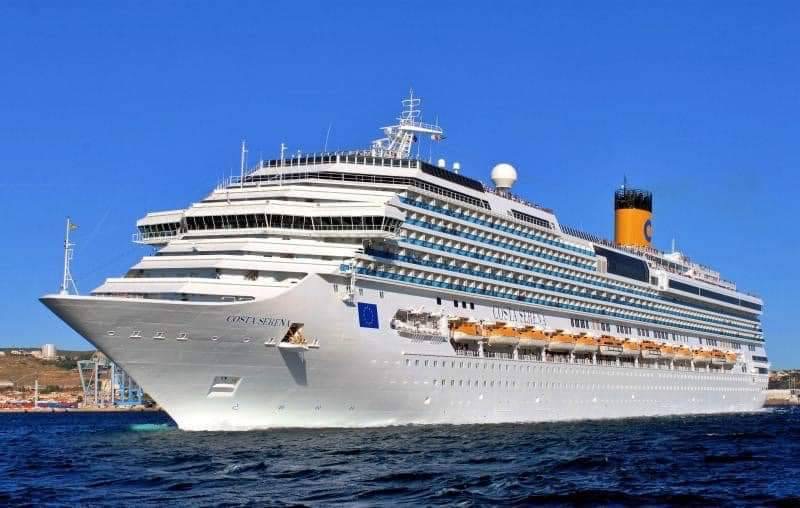 เรือสำราญ COSTA SERENA ทอดสมอนำนักท่องเที่ยวกว่า 1,800 คน เทียบท่าเรือหน้าทอน เที่ยวทะเลสมุย