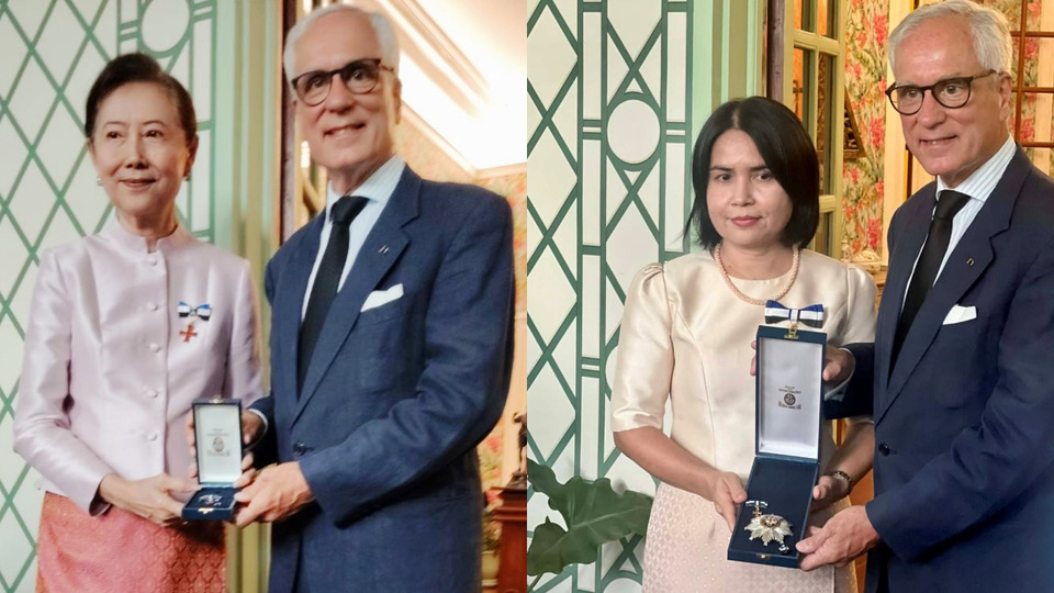 สองสตรีไทยได้รับเครื่องราชอิสยาภรณ์จากโปรตุเกส