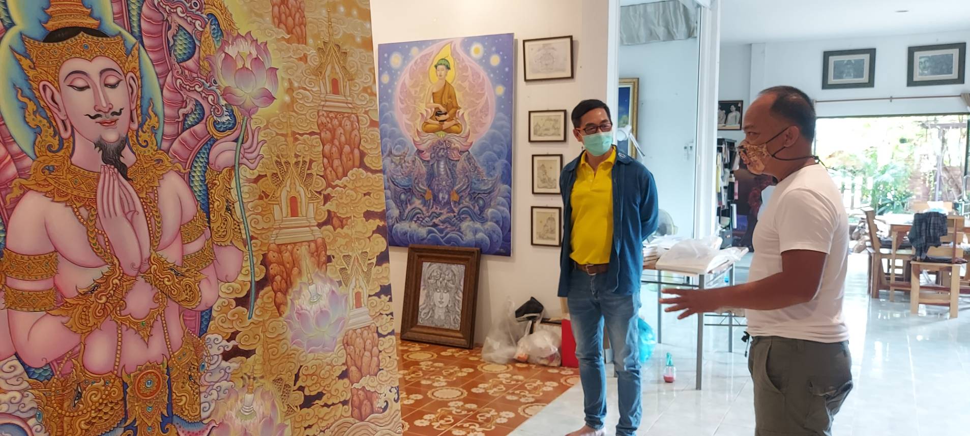 ผู้อำนวยการการท่องเที่ยวแห่งประเทศไทย เยี่ยมชมหอศิลป์ เพลิง วัตสาร