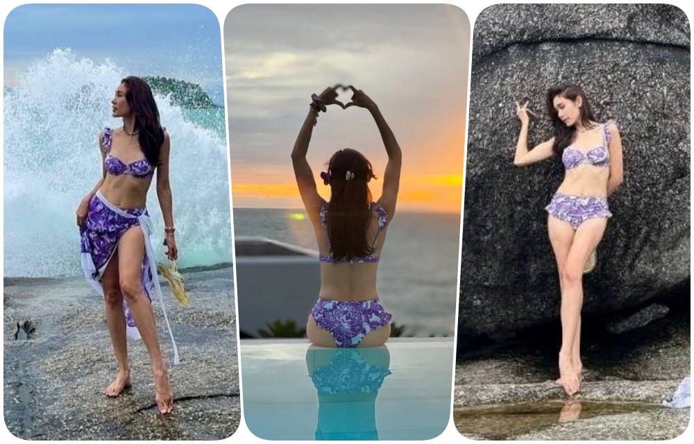 “อ้อน เกวริน” สาดความสดใสริมทะเล อวดหุ่นปังในชุดว่ายน้ำสุดชิค!