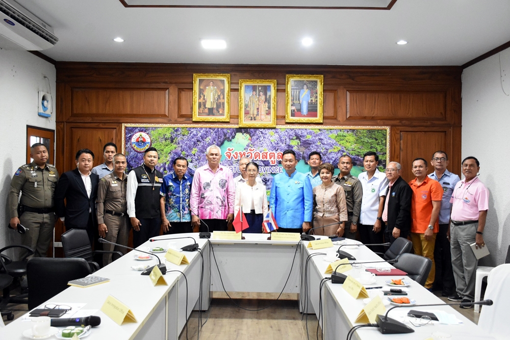 รองพ่อเมืองสตูล ต้อนรับกงสุลใหญ่จีนประจำสงขลา หารือมาตรการดูแลนักท่องเที่ยวชาวจีน