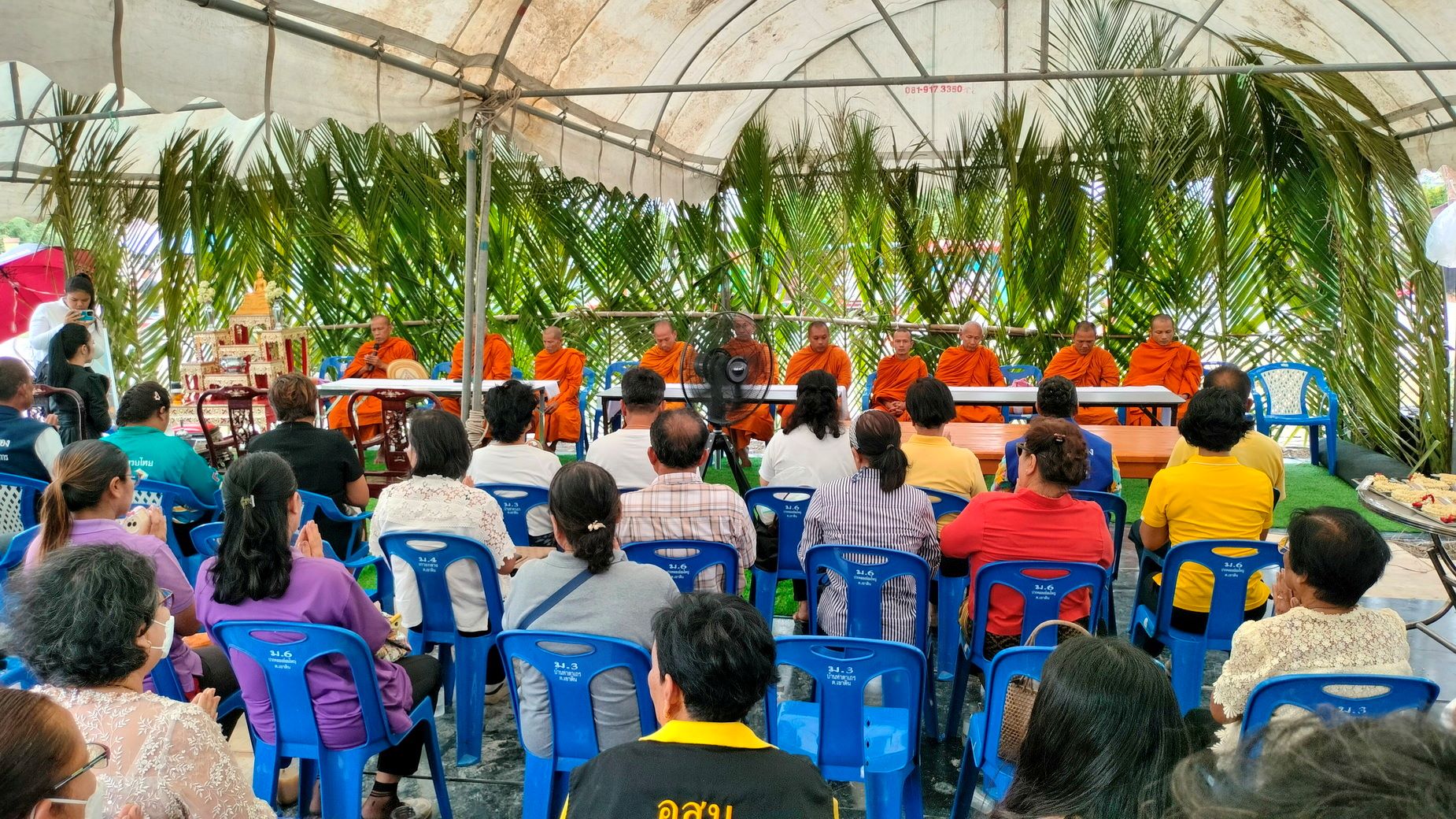 ฝนโปรยฉ่ำ'ทำบุญ 7 วัน'จุดเกิดเหตุเครื่องบินเล็กตกในพื้นที่ตำบลเขาดินเชื่อ 9 ชีวิตรับรู้