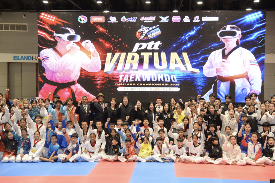 สมาคมเทควันโดควง ปตท. ระเบิดศึก "VR เทควันโด" ครั้งแรกในไทย ทลายทุกขีดจำกัดจอมเตะ