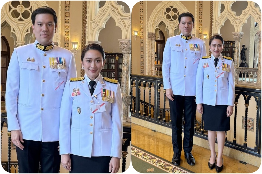 สง่างาม! "นายกฯอิ๊งค์" โพสต์ภาพคู่สามี ในชุดข้าราชการการเมืองเต็มยศ ครั้งแรก 