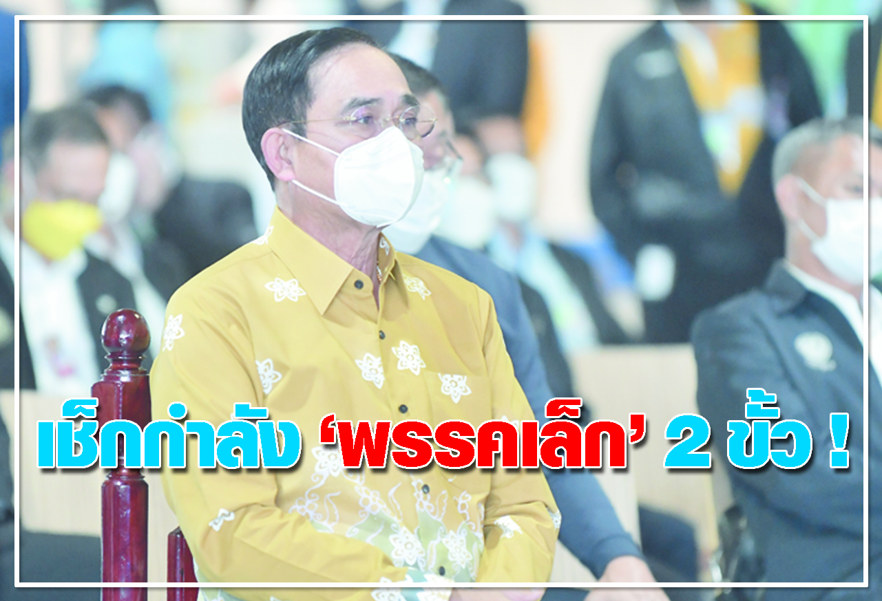 เช็คกำลัง พรรคเล็ก 2 ขั้ว ! 