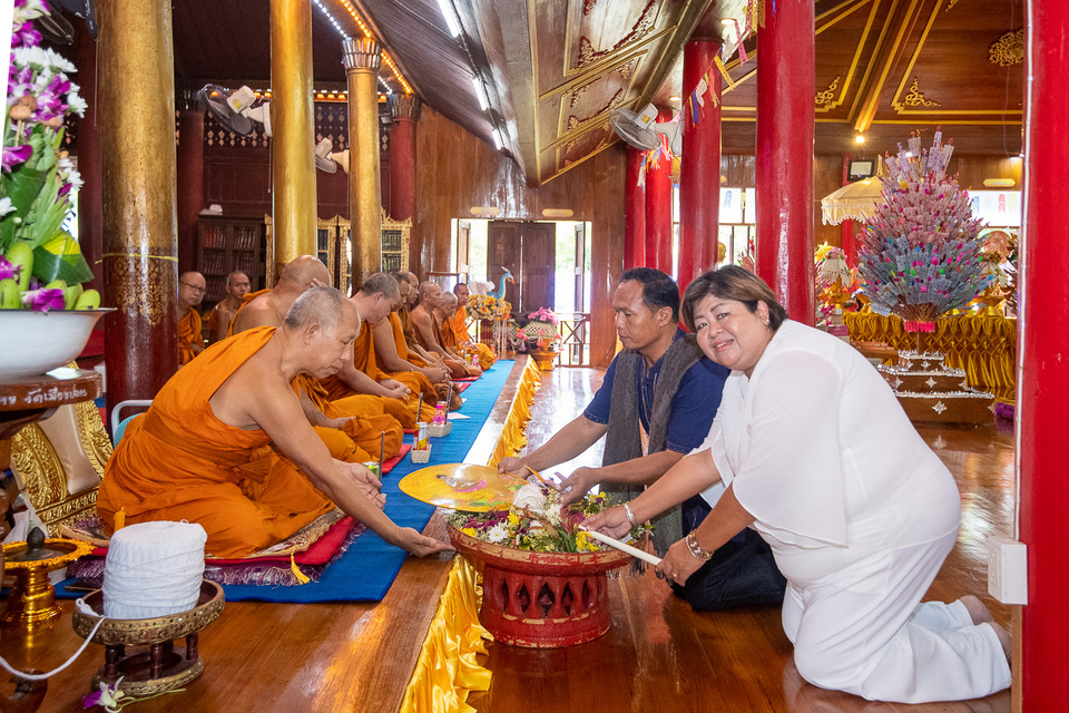 แม่ฮ่องสอนจัดกฐินสามัคคี 2568 สมทบทุนบูรณะหอสรงน้ำพระพุทธ วัดเมืองปอน