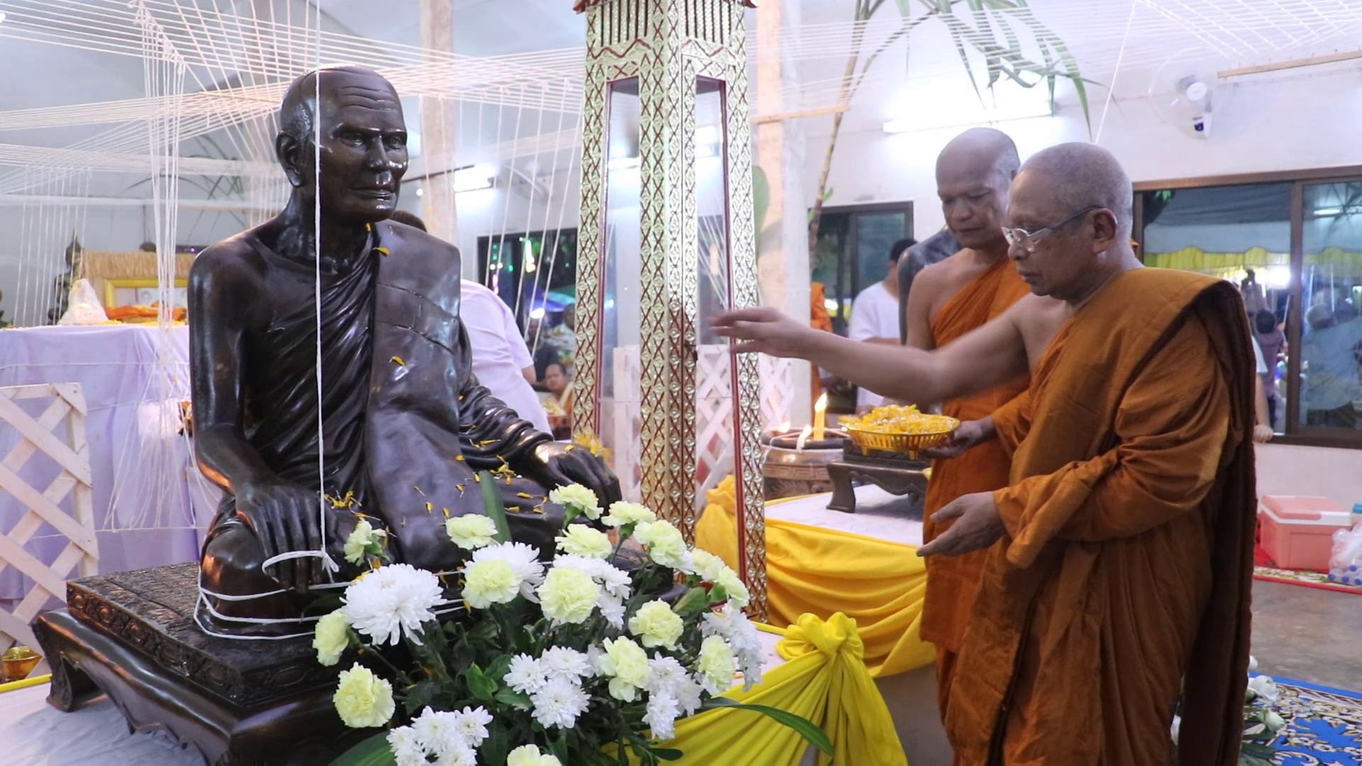 วัดดังเมืองชุมพรพุทธาภิเษกพระอธิการทัศน์และพระครูแช่มรุ่นแรกสร้างตามแรงศรัทธาของพุทธศาสนิกชนเพื่อเป็นสิริมงคล