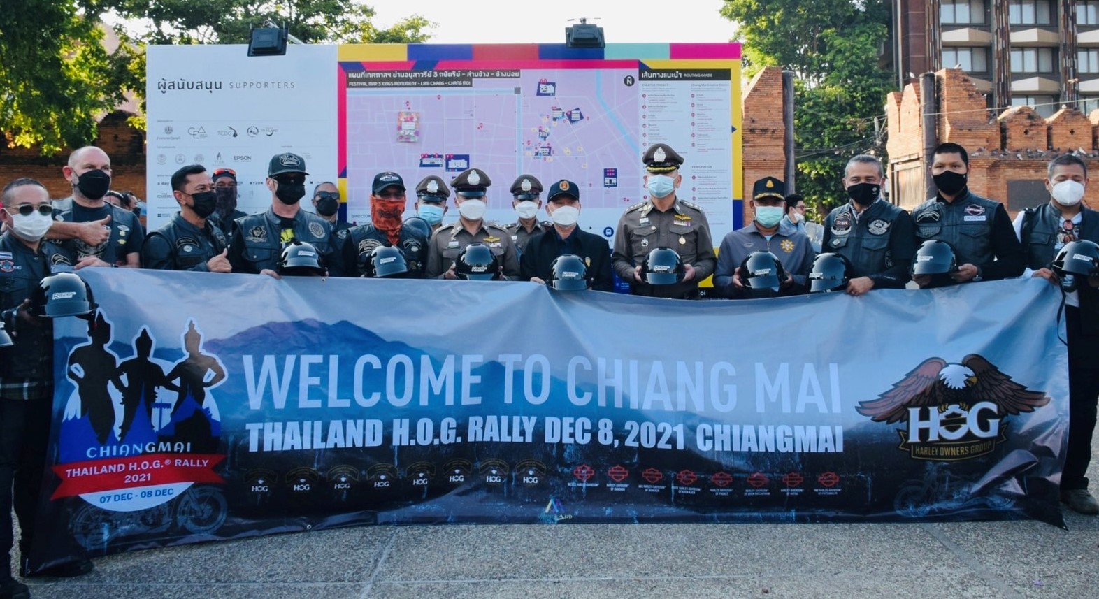 กลุ่มฮาร์ลีย์เดวิดสัน ทำความดีถวายเป็นพระราชกุศลแด่ รัชกาลที่ 9 