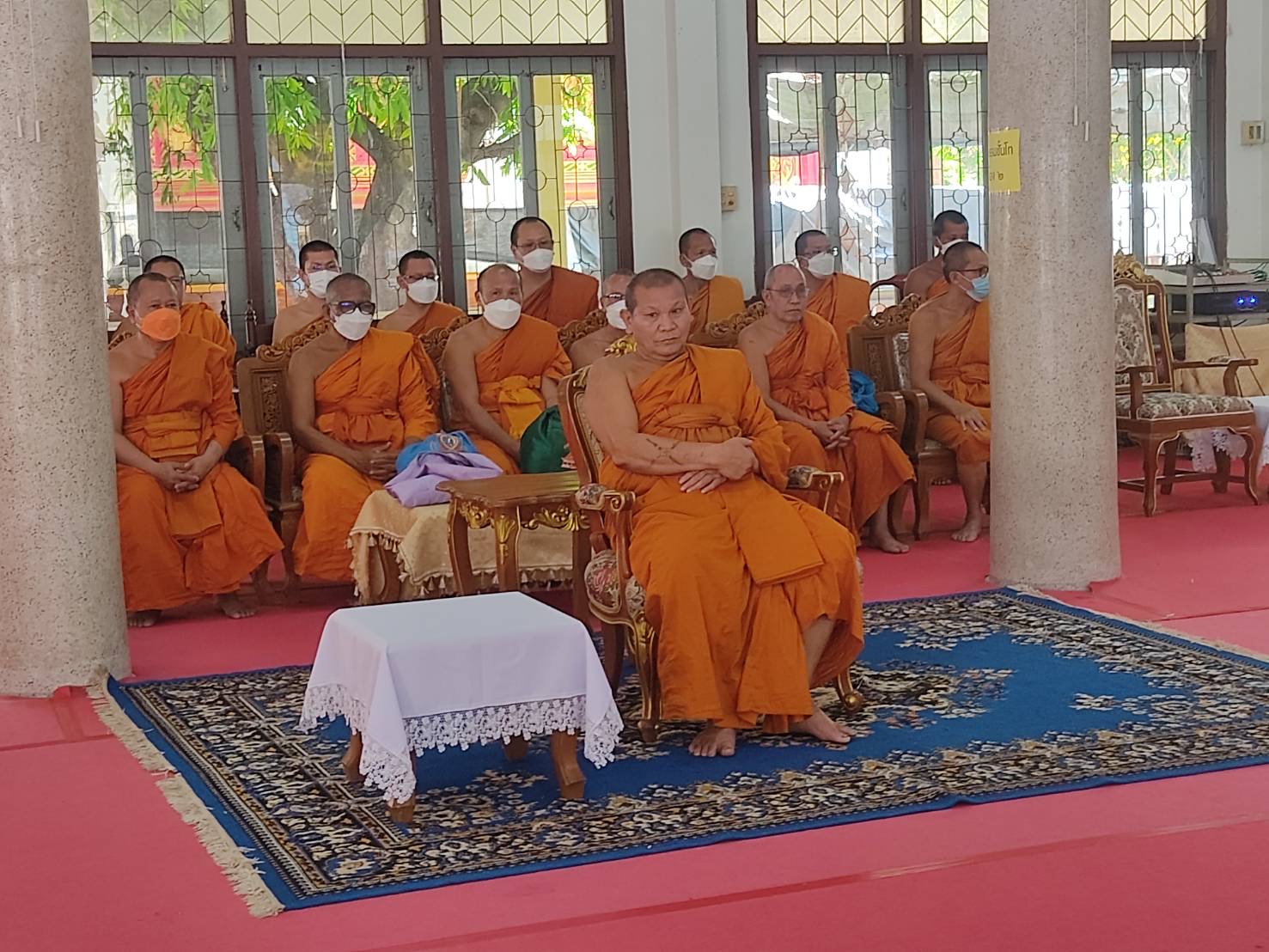 มุกดาหาร จัดพิธีถวายไฟพระฤกษ์ประทานจากสมเด็จพระอริยวงศาคตญาณ สมเด็จพระสังฆราช ฯ