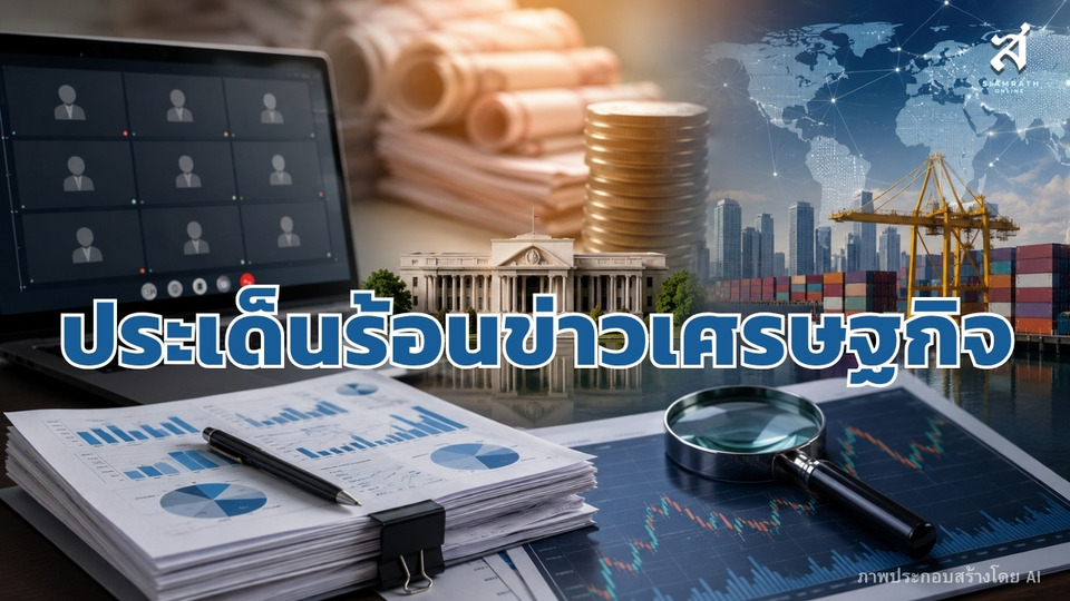 ประเด็นร้อนข่าวเศรษฐกิจ วันที่ 13 สิงหาคม 2569
