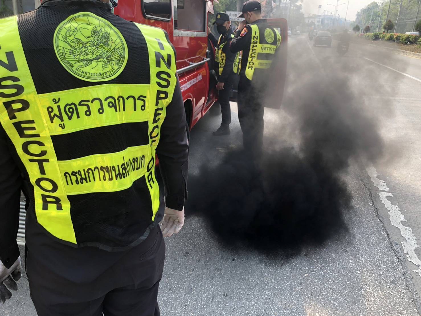 ขนส่งเชียงใหม่ ออกตรวจรถควันดำ ลดมลพิษทางอากาศ