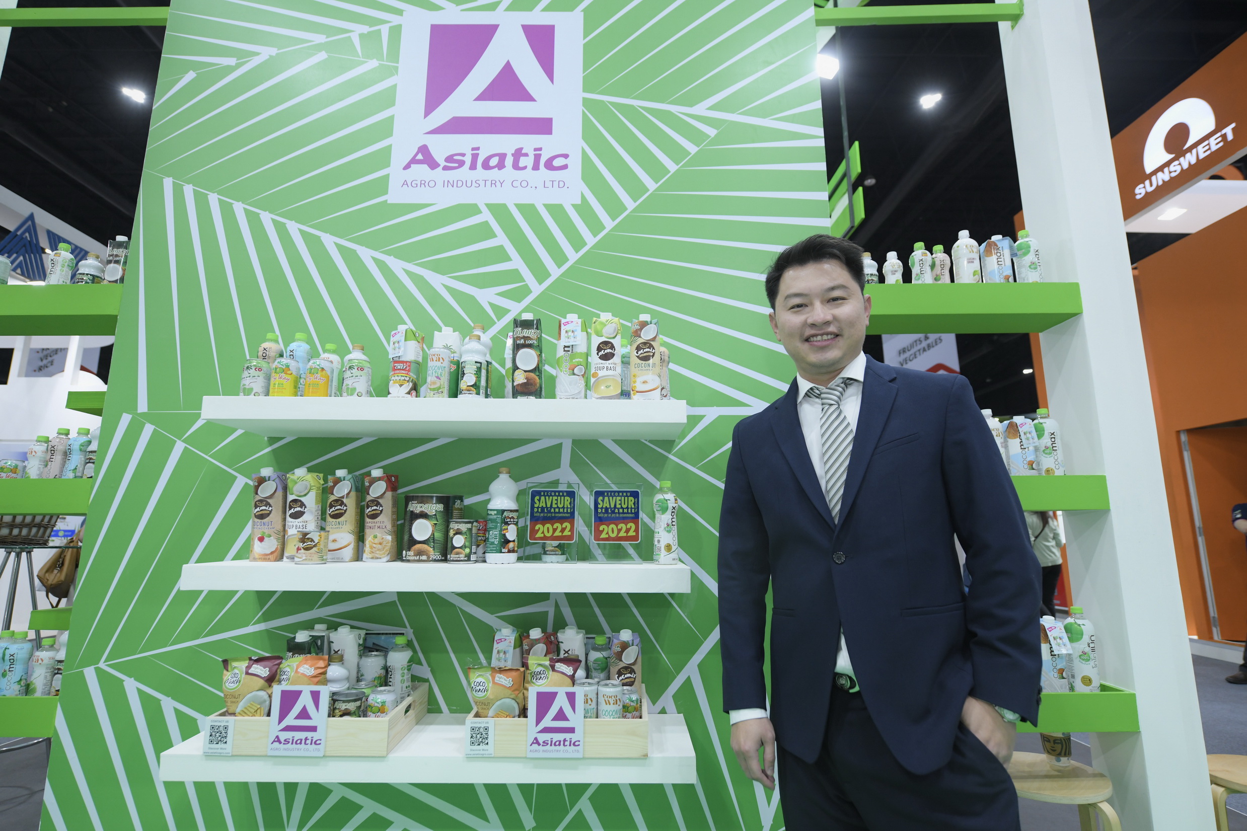 "เอเซียติคฯ" ระดมทัพสินค้า THAIFEX–Anuga Asia 2022 สุดยอดนวัตกรรมตอกย้ำภาพลักษณ์ผู้นำตัวจริงธุรกิจมะพร้าวครบวงจร