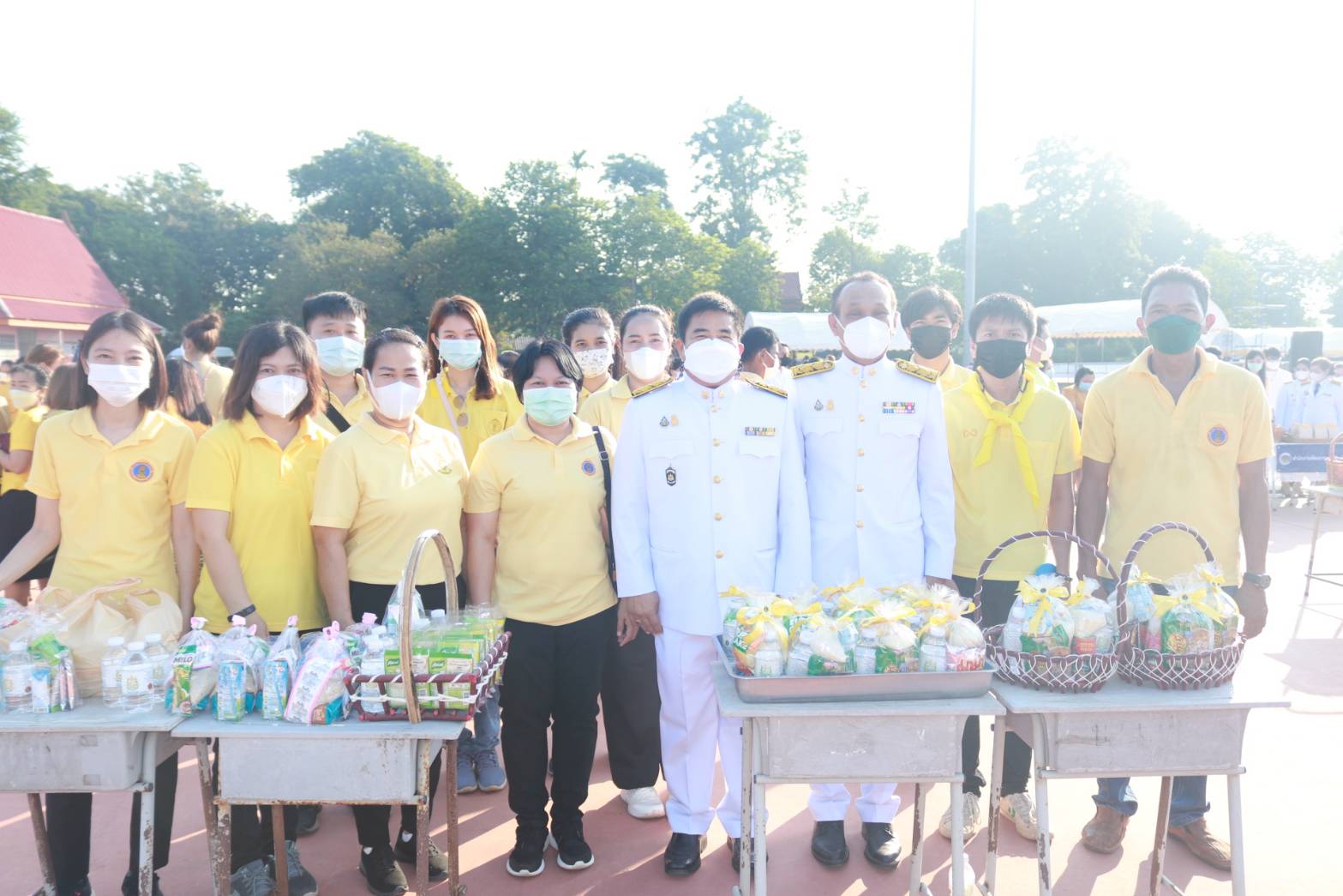 ทรัพยากรน้ำบาดาล เขต  7 ร่วมทำบุญตักบาตร และถวายสัตย์ปฏิญาณเนื่องในโอกาสเฉลิมพระชนมพรรษา 