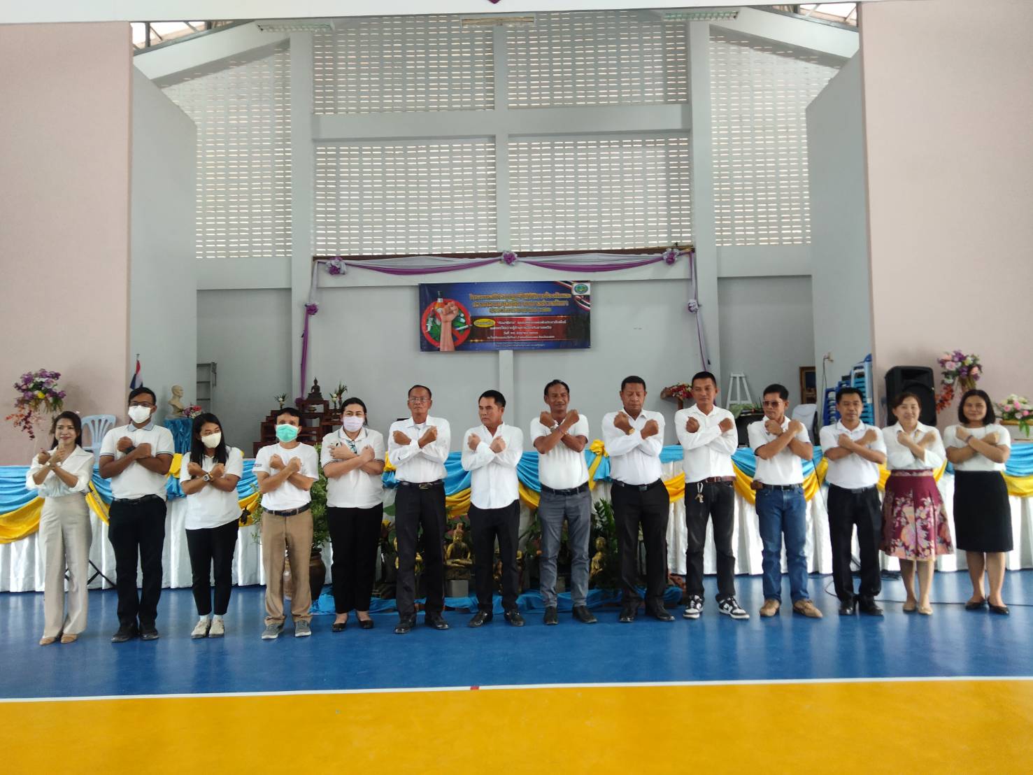 ทต.ทับมาและโรงเรียนชุมชนวัดทับมาเดินรณรงค์ต่อต้านยาเสพติดเนื่องในวันต่อต้านยาเสพติดโลก 2566