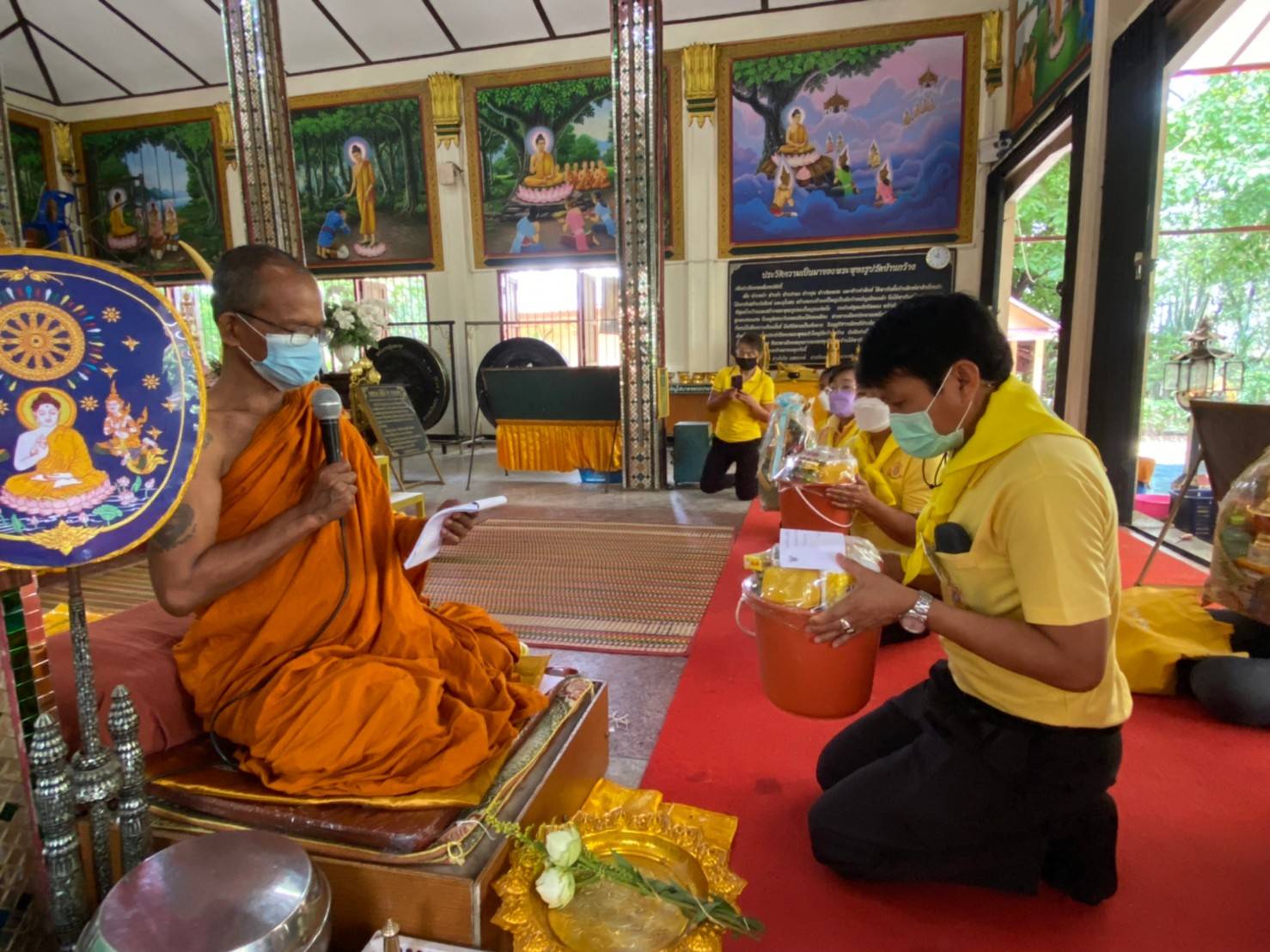 สถานพินิจและคุ้มครองเด็กฯยโสธรจัดกิจกรรมวันสำคัญทางศาสนา 