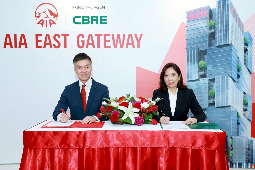 “AIA” และ “CBRE”ร่วมบริหาร“เอไอเอ อีสต์ เกตเวย์”อาคารสำนักงาน-พื้นที่ค้าปลีกให้เช่าย่านบางนา