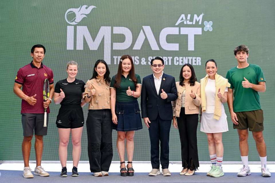 เปิดตัวอย่างเป็นทางการ ALM x Impact Tennis & Sport Center ต้อนรับแฟนคลับนักเทนนิสทุกเพศทุกวัย