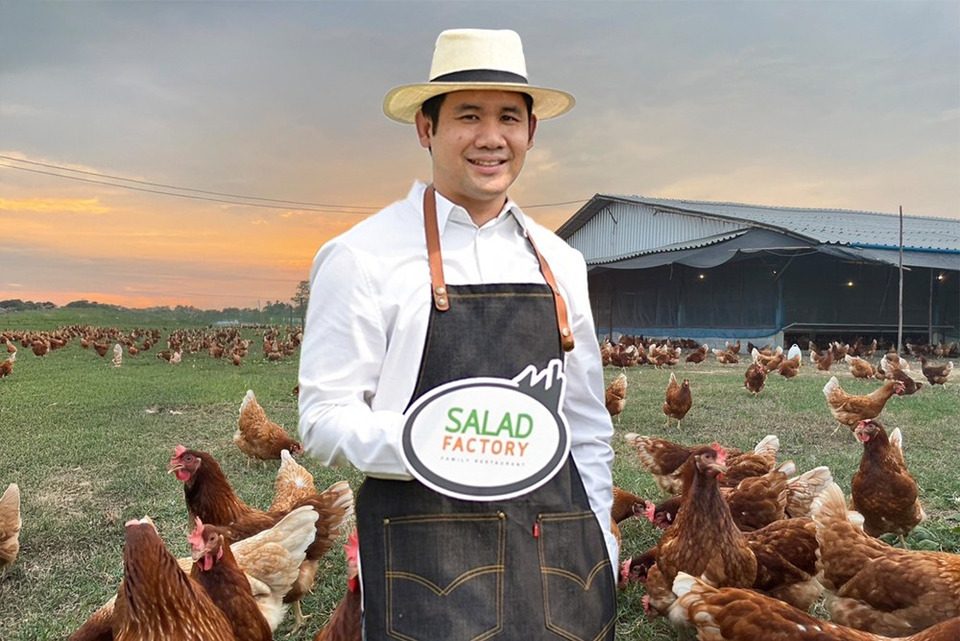 สลัดแฟคทอรี่ เดินหน้ายกระดับสวัสดิภาพสัตว์ ประกาศนโยบายใช้ไข่ไก่แบบไม่ขังกรง มุ่งยกระดับมาตรฐานสวัสดิภาพสัตว์ในไทย