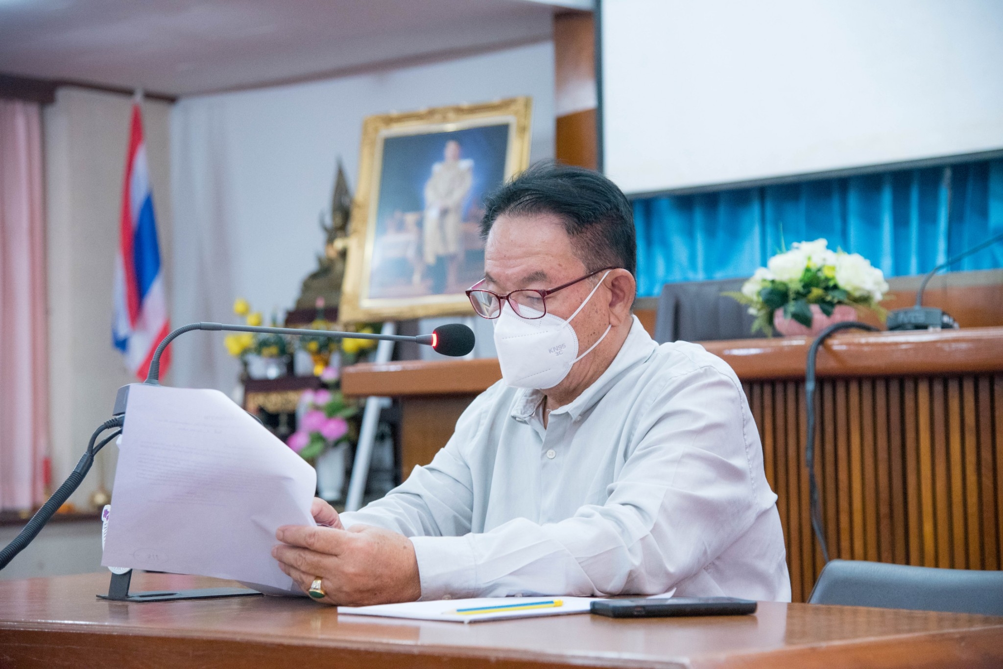 อบจ.ตรัง ประชุมคณะกรรมการบริหารสวนยางพาราและสวนปาล์มน้ำมัน 