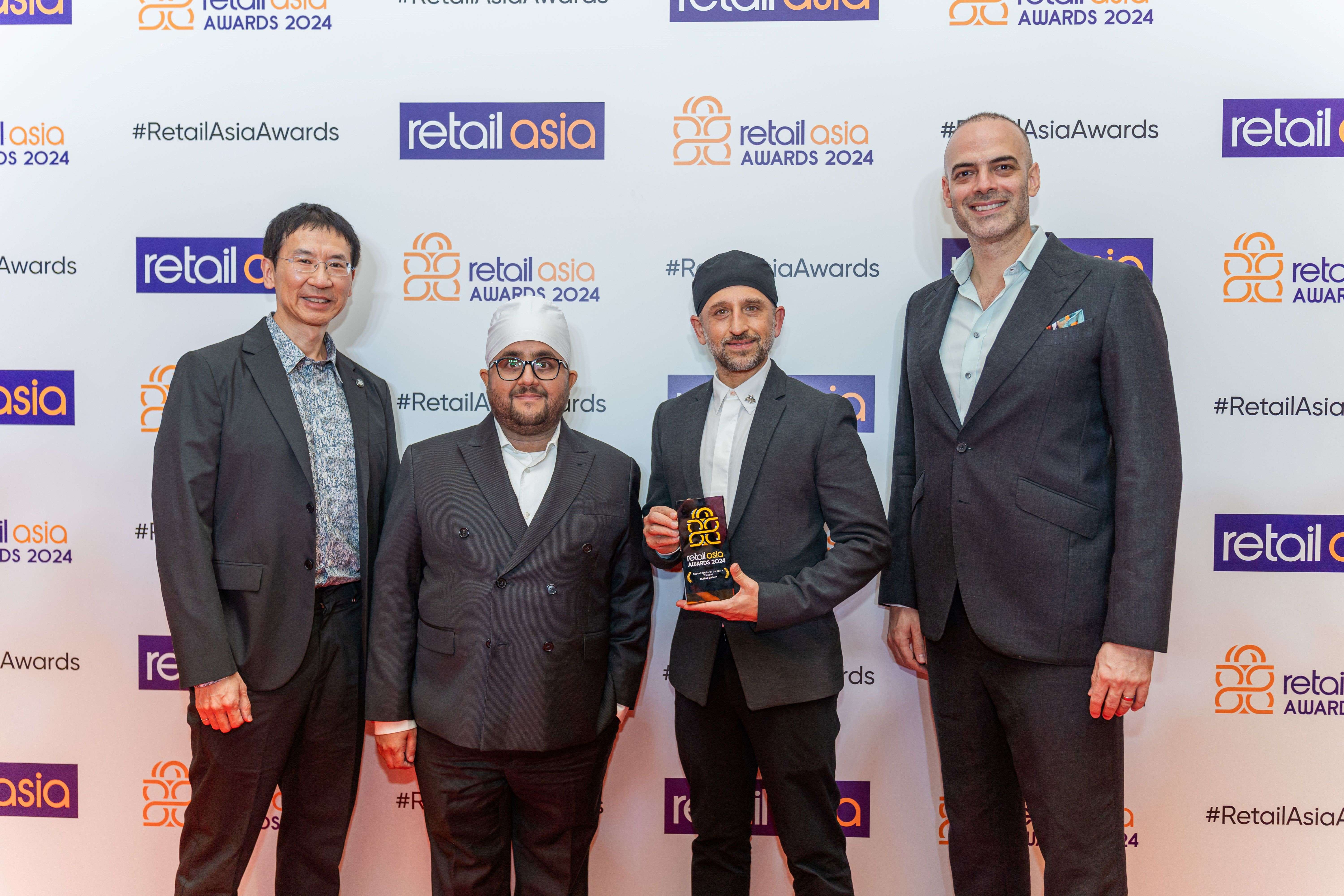 ยัสปาล กรุ๊ป คว้ารางวัลจาก Retail Asia Awards 2024 ตอกย้ำความสำเร็จอย่างยิ่งใหญ่ตลอด 77 ปี