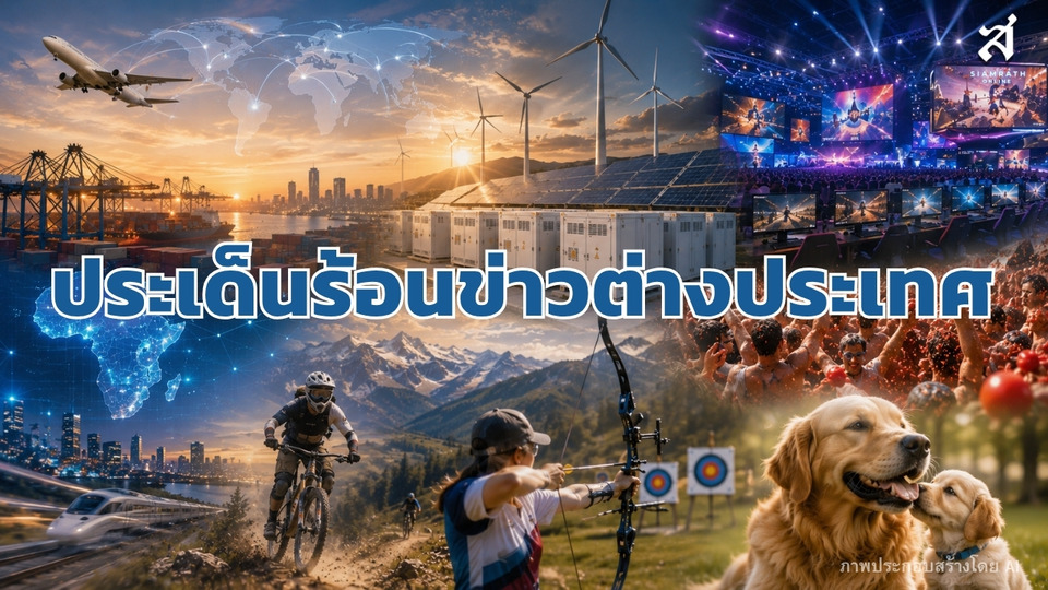 ประเด็นร้อนข่าวต่างประเทศ วันที่ 26 สิงหาคม 2569