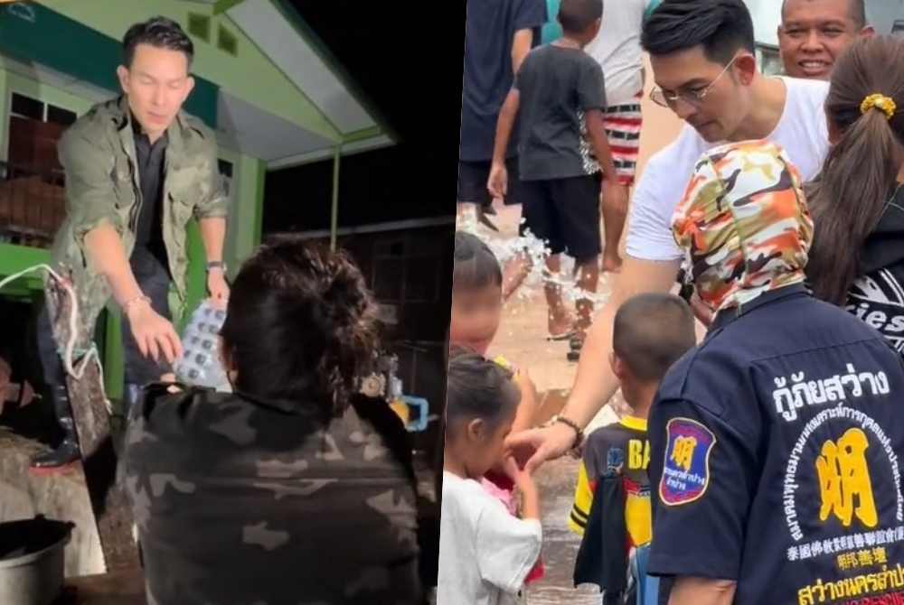 ชาวเน็ตชื่นชม! "อั้ม อธิชาติ" นำทีมลุยน้ำช่วยผู้ประสบภัยภาคเหนือ