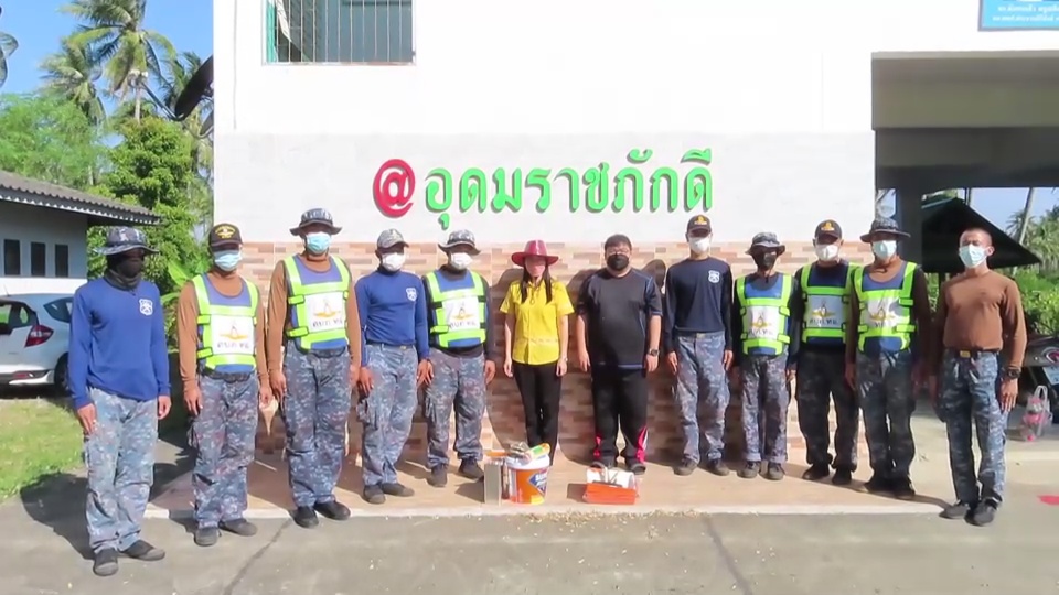  เติมสีสัน! กองบิน5ระดมทหารทาสีปรับปรุงโรงเรียนประถม  เตรียมพร้อมเปิดเรียนออนไซต์ 