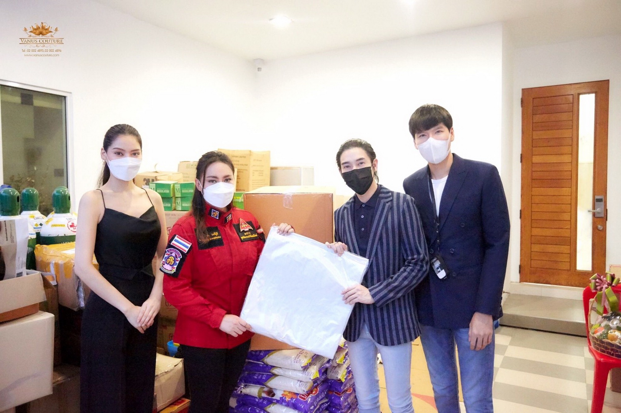 "ห้องเสื้อวนัช กูตูร์" ช่วยสังคมจากสถานการณ์ไวรัสโคโรน่า มอบถุงบรรจุศพให้กับองค์กรทำดี