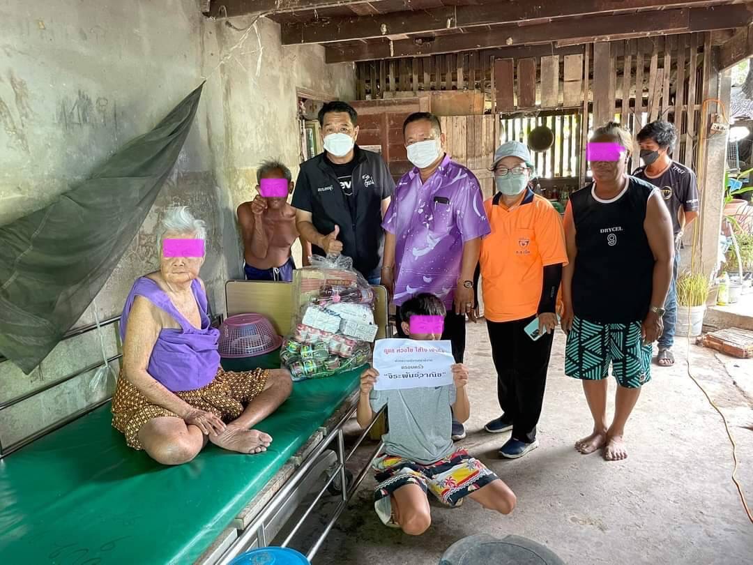 ทต.บางงา ลงพื้นที่เยี่ยมผู้ป่วยติดเตียง เพื่อไห้กำลังใจ 